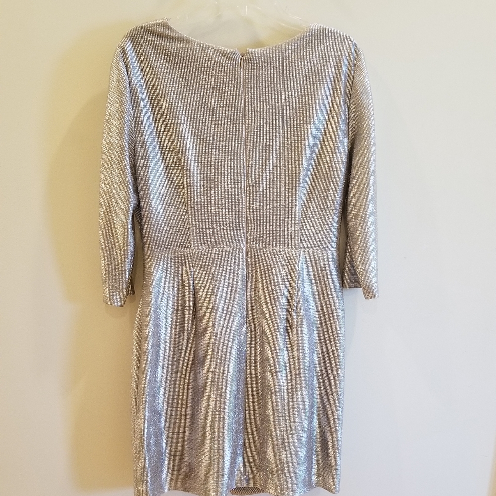 Silver Wrap Dress - Picture 5 of 5